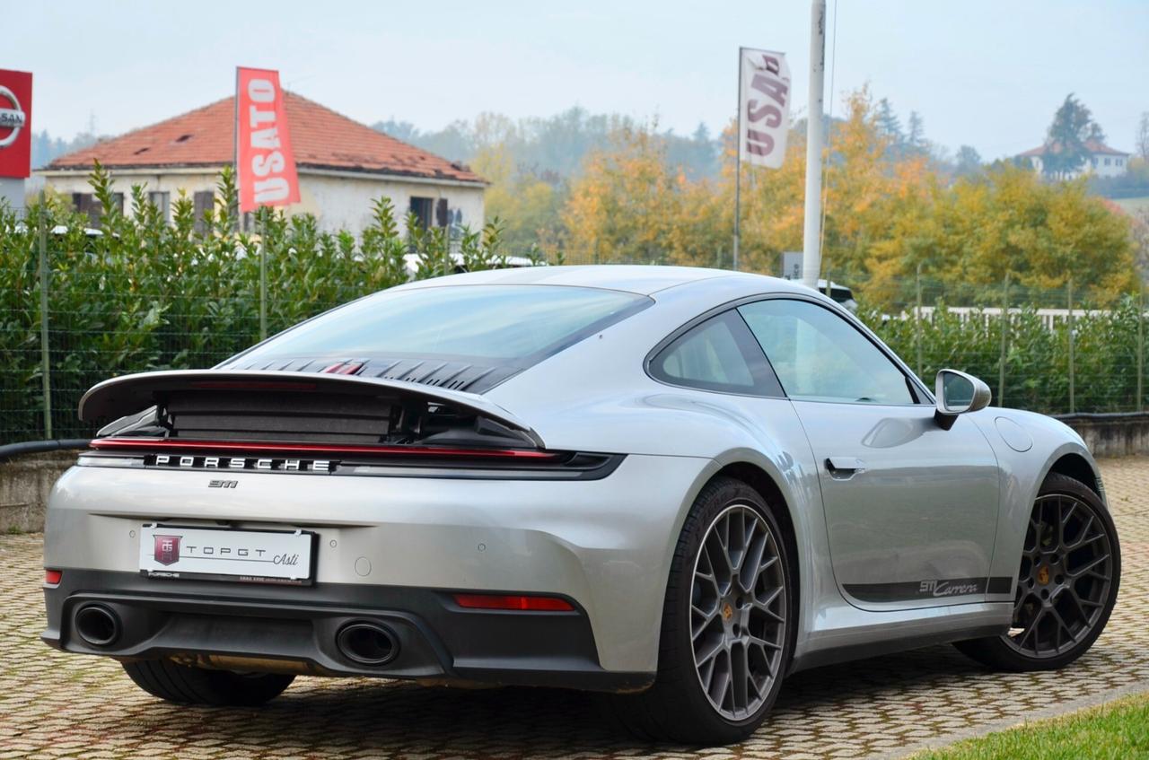 PORSCHE 911 992.2 COUPE 3.0 CARRERA 394cv PDK, GARANZIA UFF PORSCHE, UFF ITALIANA, UNICOPROPRIETARIO, PERFETTE CONDIZIONI, SCARICO, MATRIX, SOSPENSIONI ADATTIVE, SPORT CHRONO, 20"/21", PERMUTE