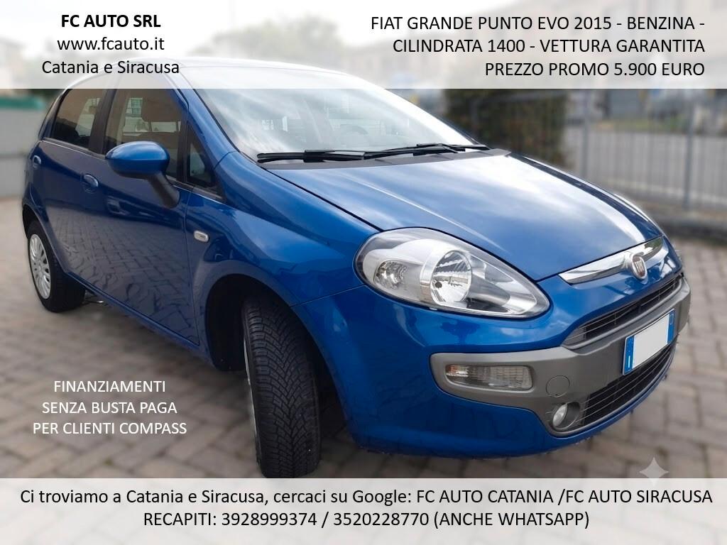 Fiat Punto 1.4 8V 5 porte Easypower Lounge 2015