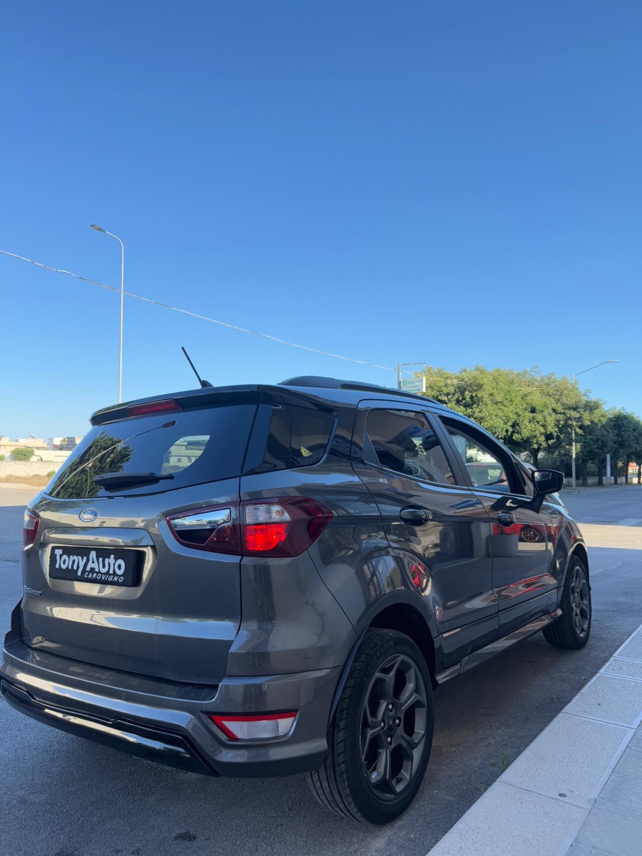 Ford EcoSport 1.0 ecoboost ST-Line NAVIGATORE,APPLE CARPLAY,FARI LED,INTERNI PELLE/ALCANTARA