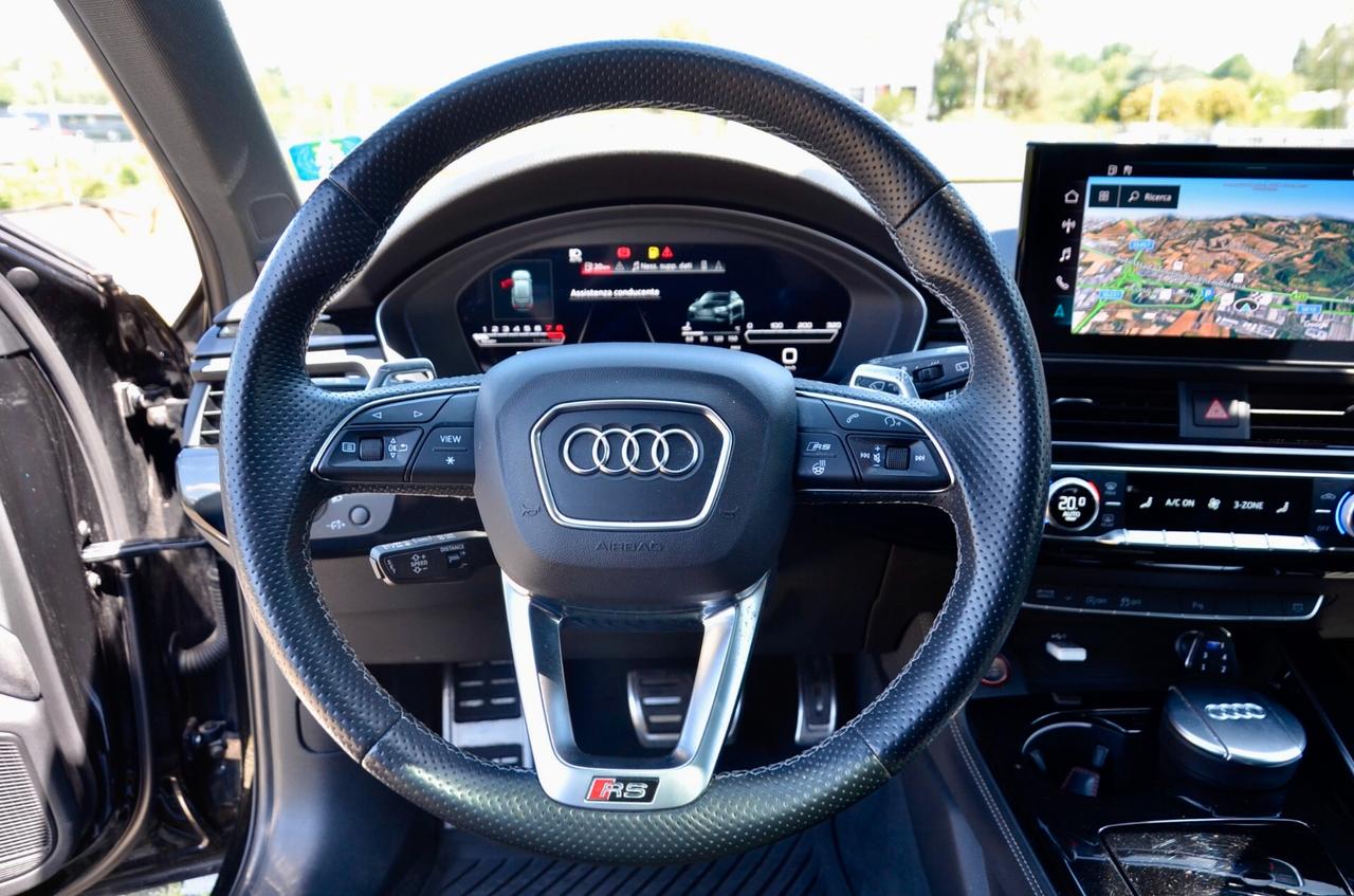 AUDI RS4 AVANT 2.9 TFSI QUATTRO 450cv TIPTRONIC, GARANZIA AUDI 9/27, CARBOCERAMICA, TETTO, B&O, DYNAMIC PLUS, MATRIX, 20", PERMUTE