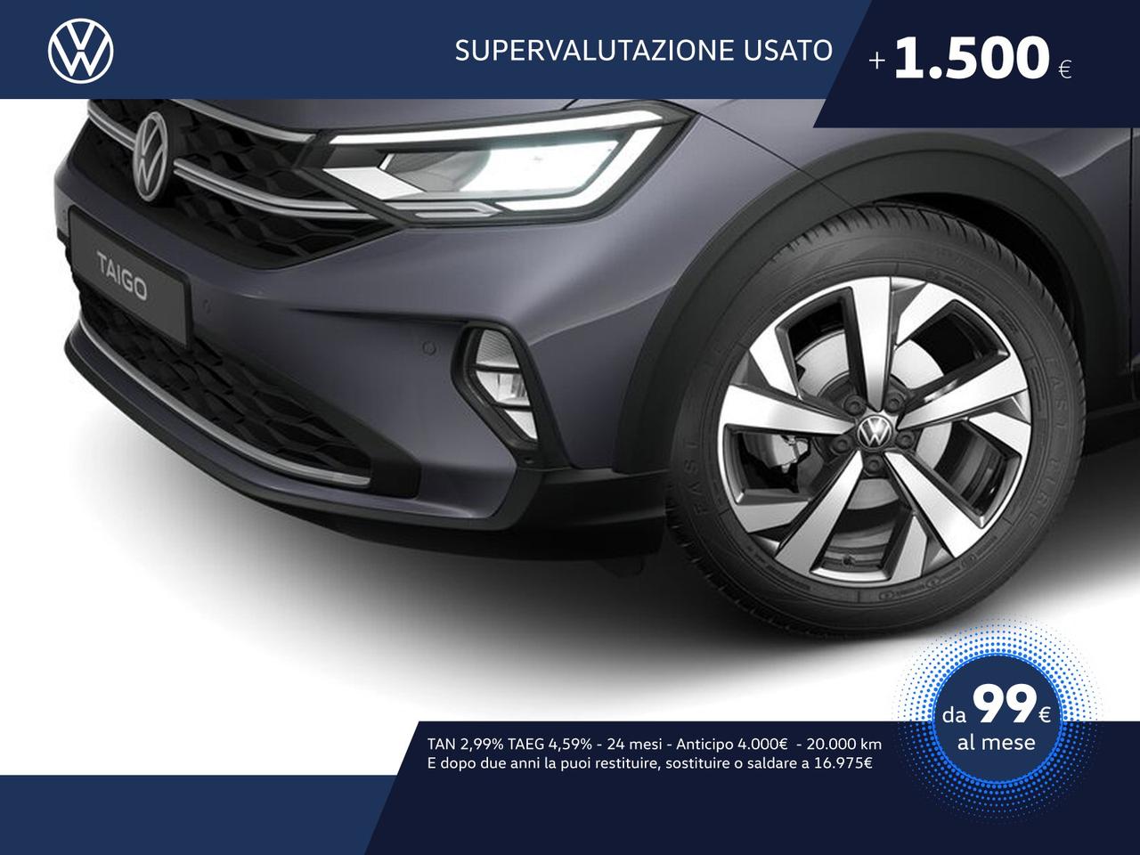 Volkswagen Taigo 1.0 tsi edition plus 95cv