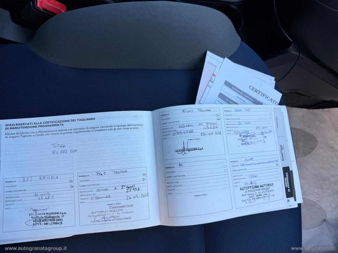 FIAT Panda 0.9 TwinAir Turbo Nat. Pow. Lounge +CERCHI IN LEGA