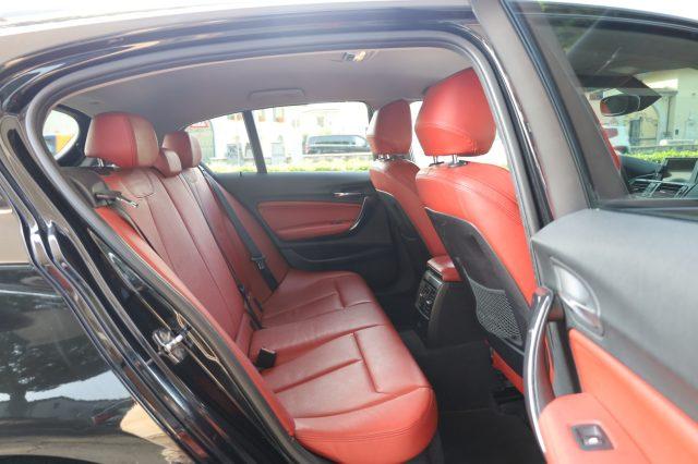 BMW 118 d 5p. Sport Automatica F20 Pelle ROSSA Cartier 18"