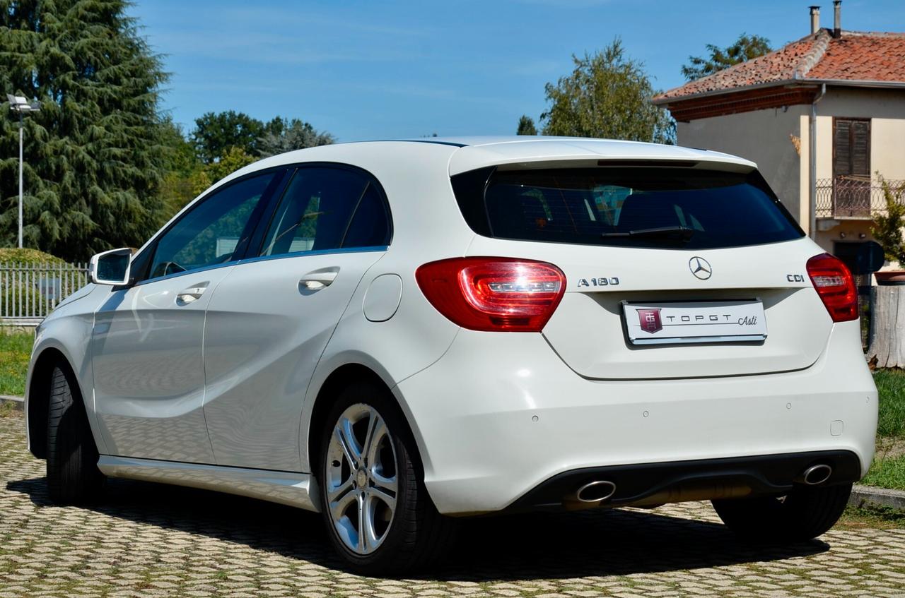 MERCEDES-BENZ A180 CDI SPORT 109cv AUTO, UFF ITALIANA, SERVICE CON FATTURE, APPLE ANDROID, PERMUTE