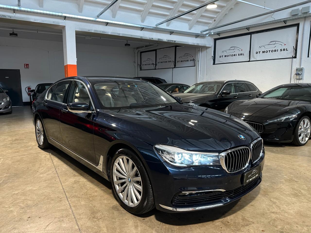 Bmw 725 725d Luxury - Luci Ambiente PELLE BIANCA