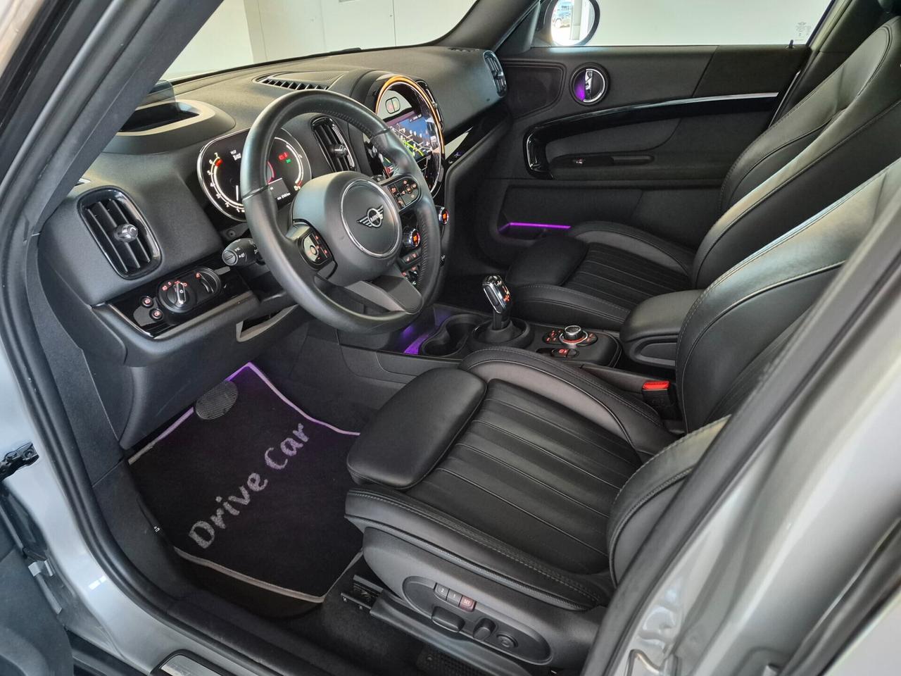 MINI Cooper Countryman PELLE TETTO APRIBILE PANORAMICO LED NAVI APPLE CAR PLAY RETROCAM.