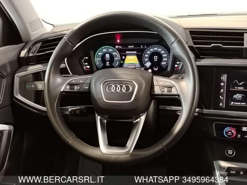 Audi Q3 SPB 45 TFSI e S tronic S line edition*S-LINE*CL_19*VOLANTE MULTIF CON FUNZIONE CAMBIO*RETROCAMERA*