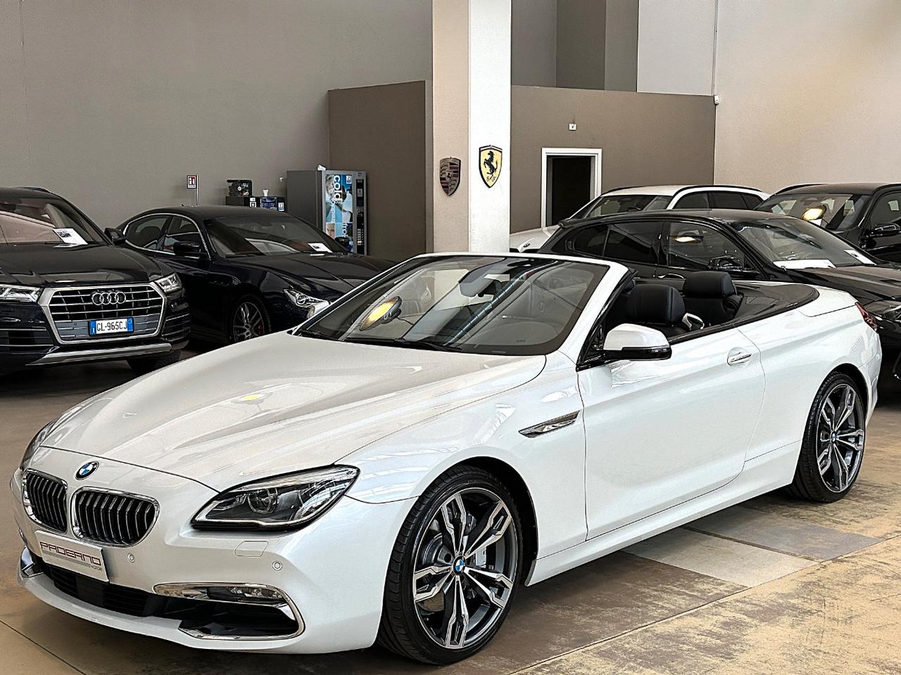 BMW 640 d Cabrio xdrive Luxury - Led Adattivi-20"-Camera-Pelle-IVA