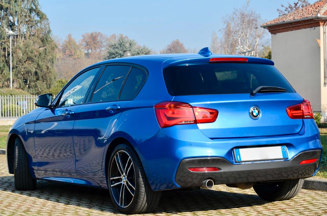 BMW 118d MSPORT 5p 150cv AUTO, SERVICE UFF BMW, UFF ITALIANA, EURO 6D, FARI FULL LED, NAVI, PERMUTE