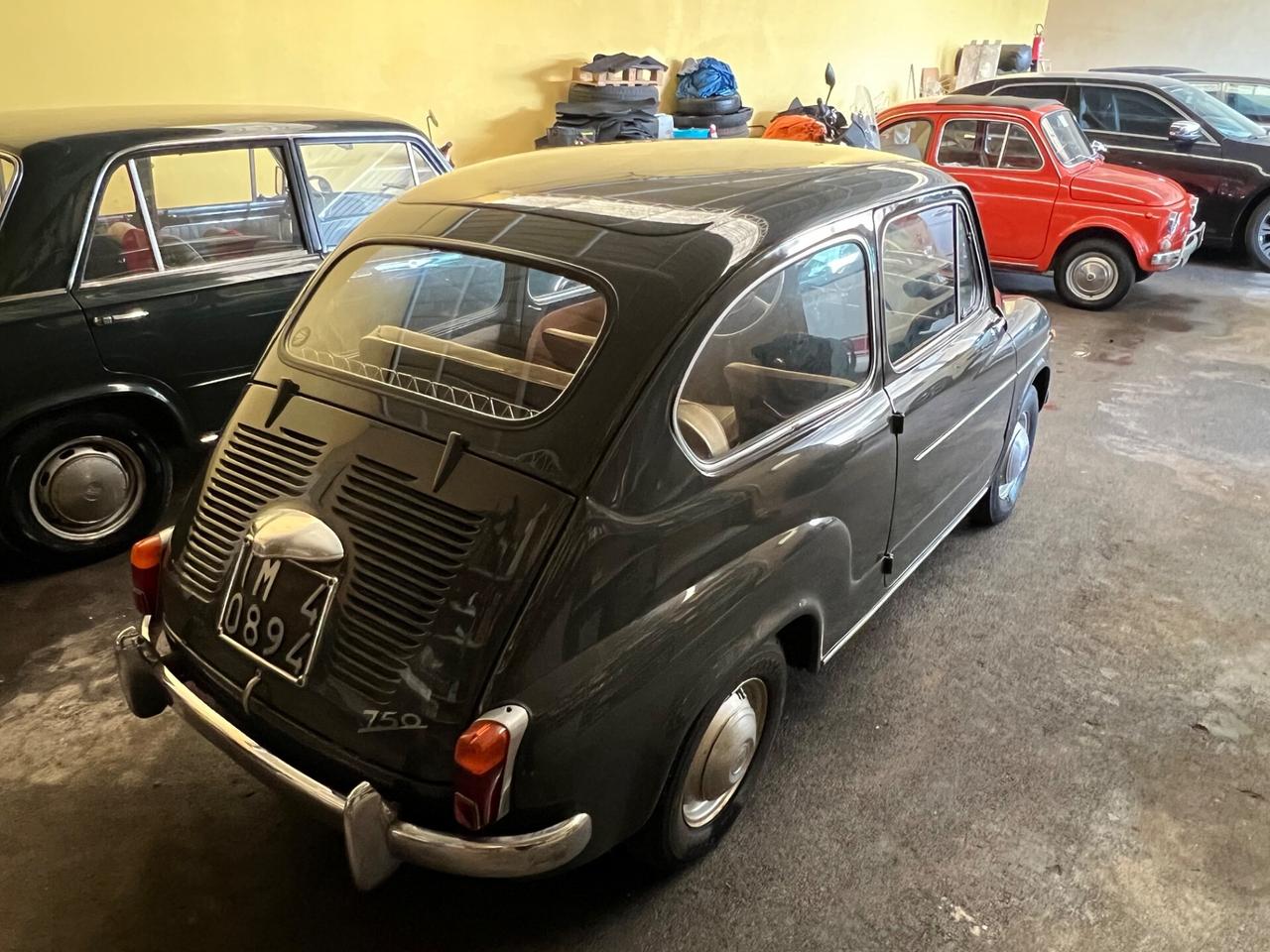 Fiat 600 D 750cc 21CV DOCUMENTI ORIGINALI D’EPOCA