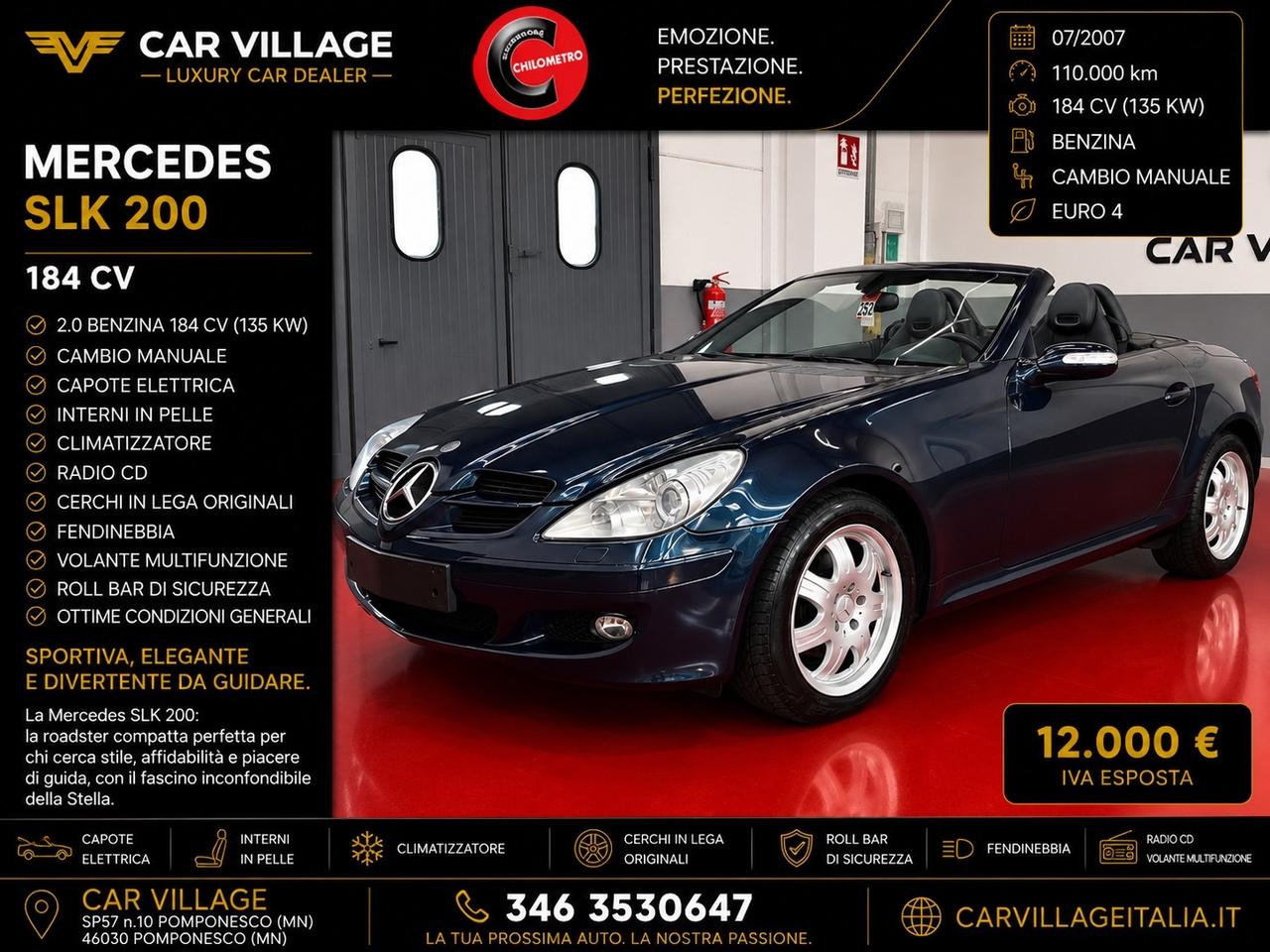 Mercedes-benz SLK 200 Kompressor cat
