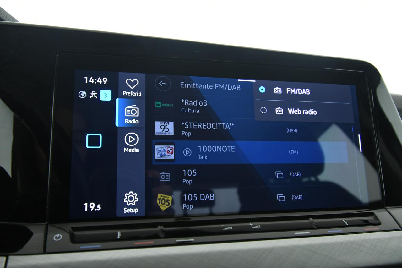 VOLKSWAGEN Golf 2.0 tdi Life 115cv dsg ACC+LED+NEOPATENTATI