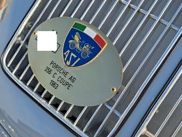 PORSCHE 356 C KARMANN 1.6 COUPE -ASI TARGA ORO - CRS -HERITAGE