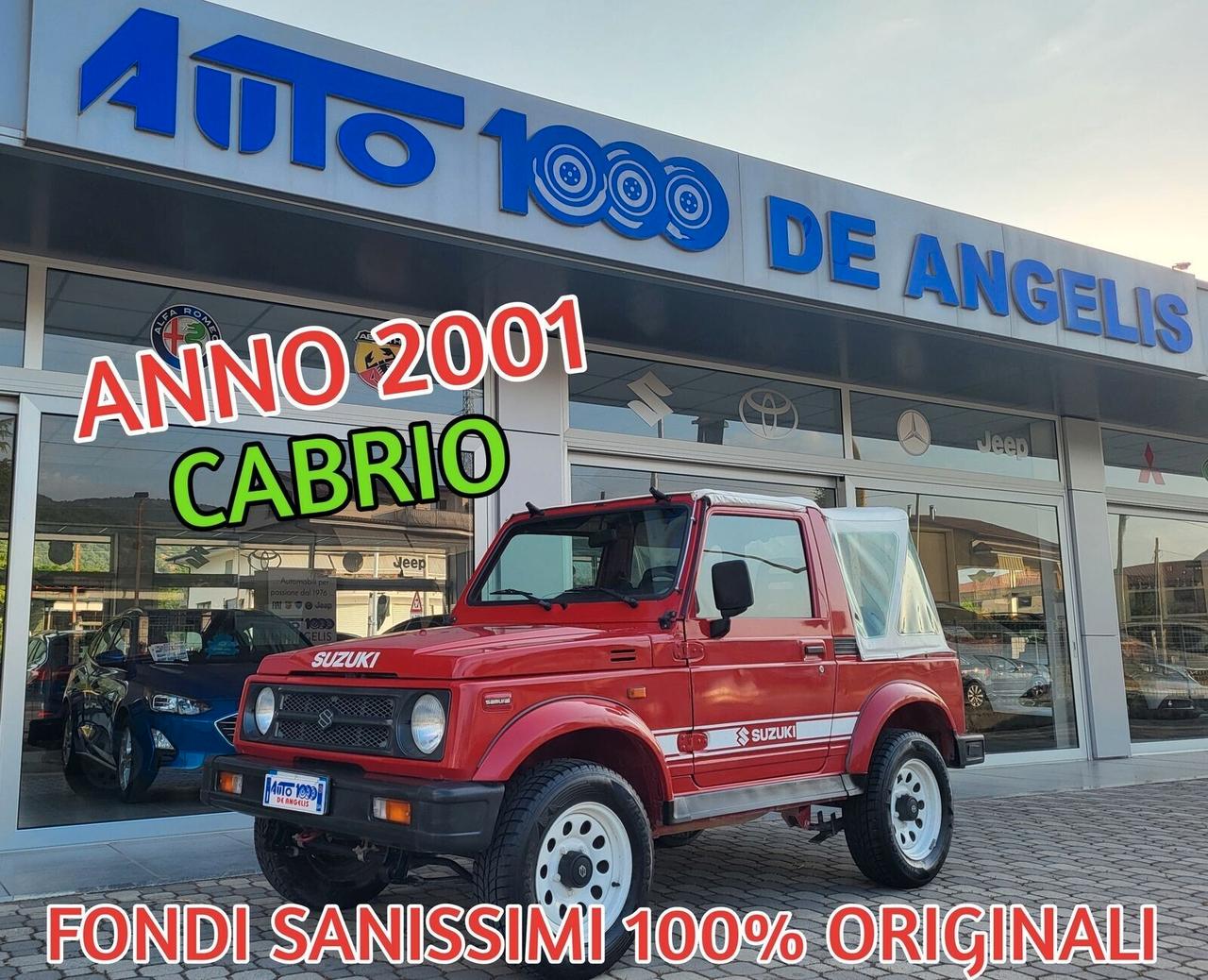 Suzuki Samurai 1.3 INIEZIONE ELETTRONICA *** CABRIO *** FINE SERIE ANNO 2001 - COME NUOVO