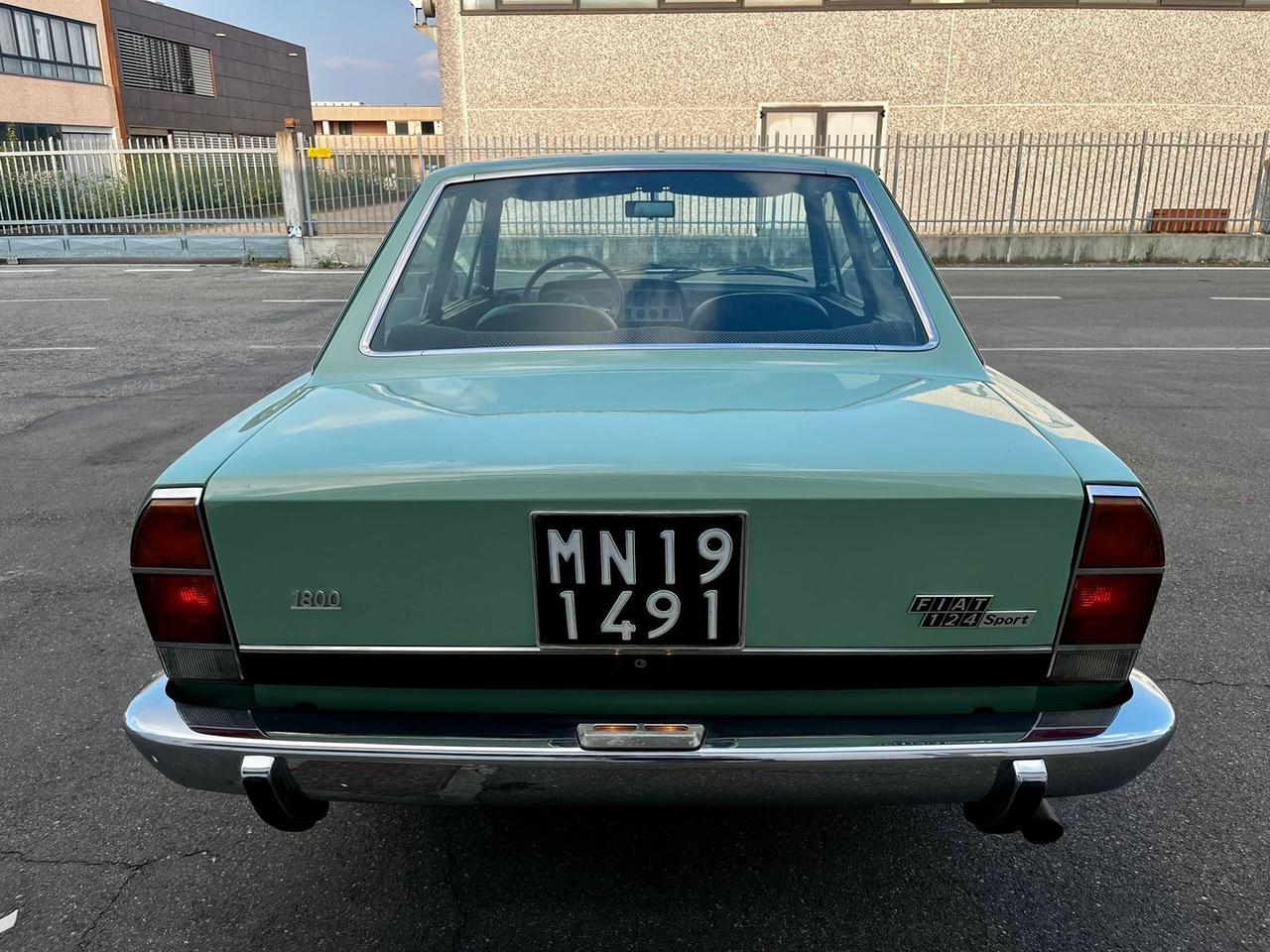 Fiat 124 Sport Coupè 1.8benz 117cv 1973 targa oro ASI