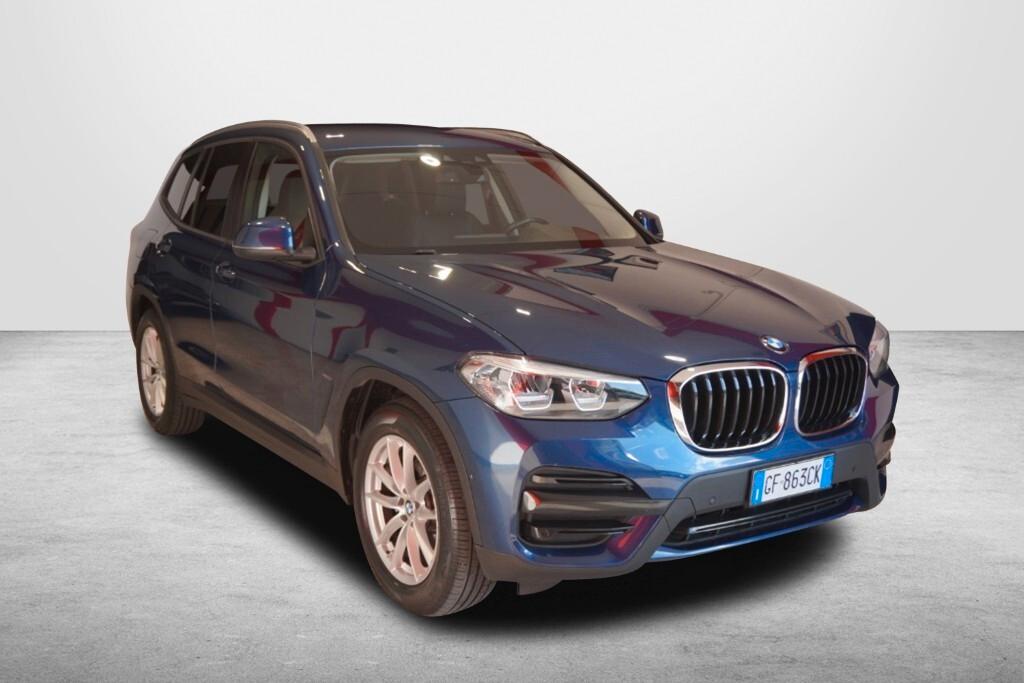 BMW X3 20D 190CV STEPTRONIC 48V X-DRIVE BUSINESS ADVANTAGE ( FARI LED - PELLE - CLIMA TRIZONA - CRUISE - NAVI - CARPLAY - PARK ASSISTANT - TELECAMERA POST. - CERCHI 18 )