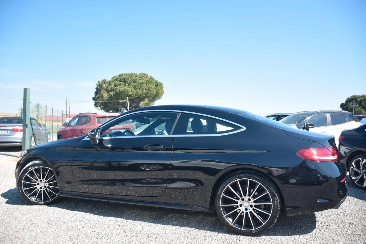 Mercedes-benz C 220 MERCEDES COUPE' AMG 220d 170CV 6M TETTO APR. - NAVI CRUISE SENSORI BT ADAS