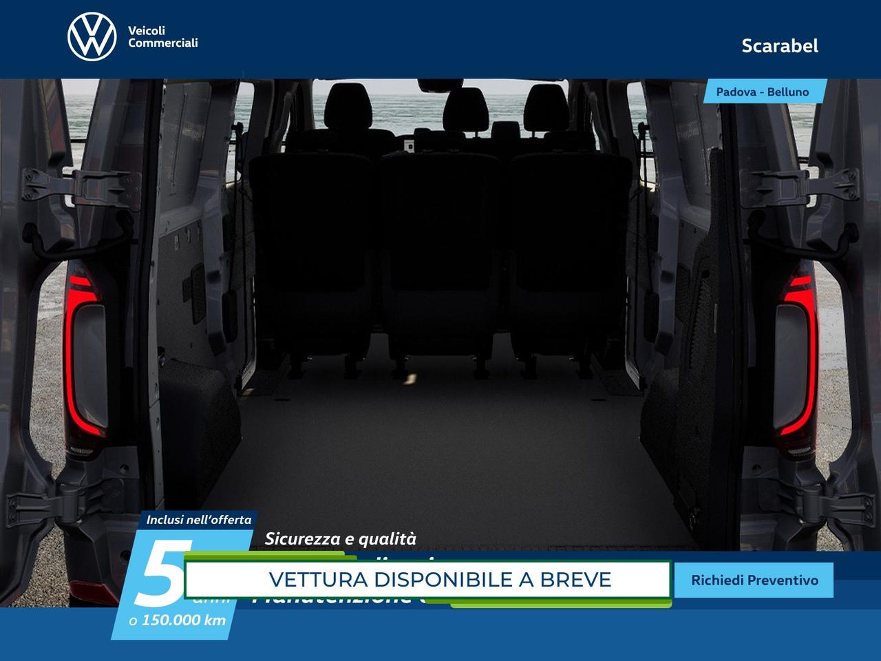 Volkswagen T7 Transporter t7 32 kombi n1 2.0 tdi 150cv l2 auto