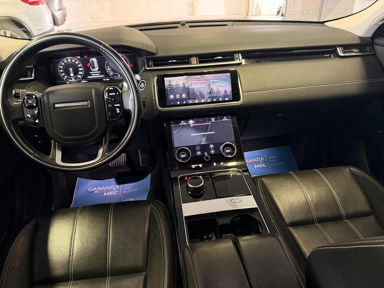 Land Rover Range Velar Tetto+Pelle+Gancio traino+Meridian+Virtual