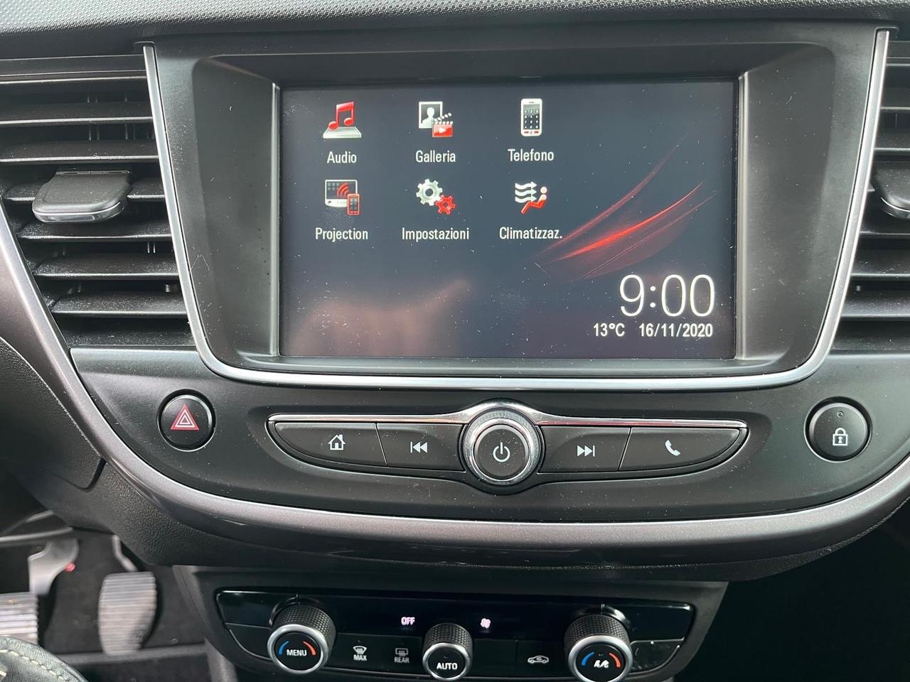 Opel crossland 1.2/110 cv - km 60000-2018