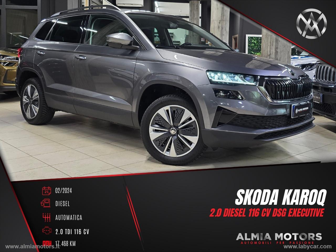 SKODA Karoq 2.0 TDI EVO SCR 115 CV DSG Execut.
