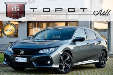 HONDA CIVIC 5p 1.0 ELEGANCE 126cv , UFFICIALE ITALIANA, TUTTI I SERVICE UFFICIALI HONDA, EURO 6D, NAVI, RETROCAMERA, PERMUTE