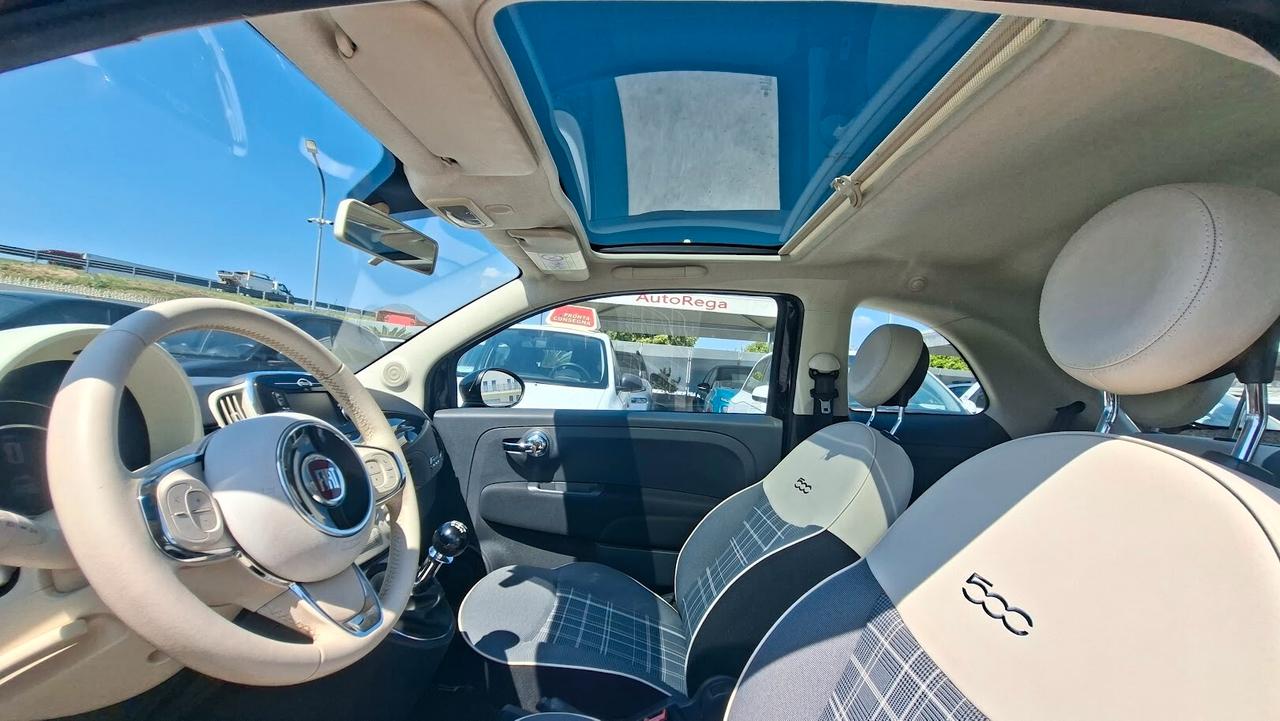Fiat 500 1.2 Lounge 2016 tetto panoramico