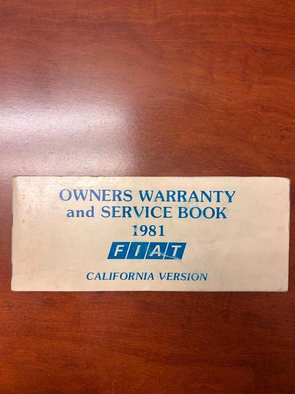 Fiat 124 Sport Spider 2.0 Modello America ASI