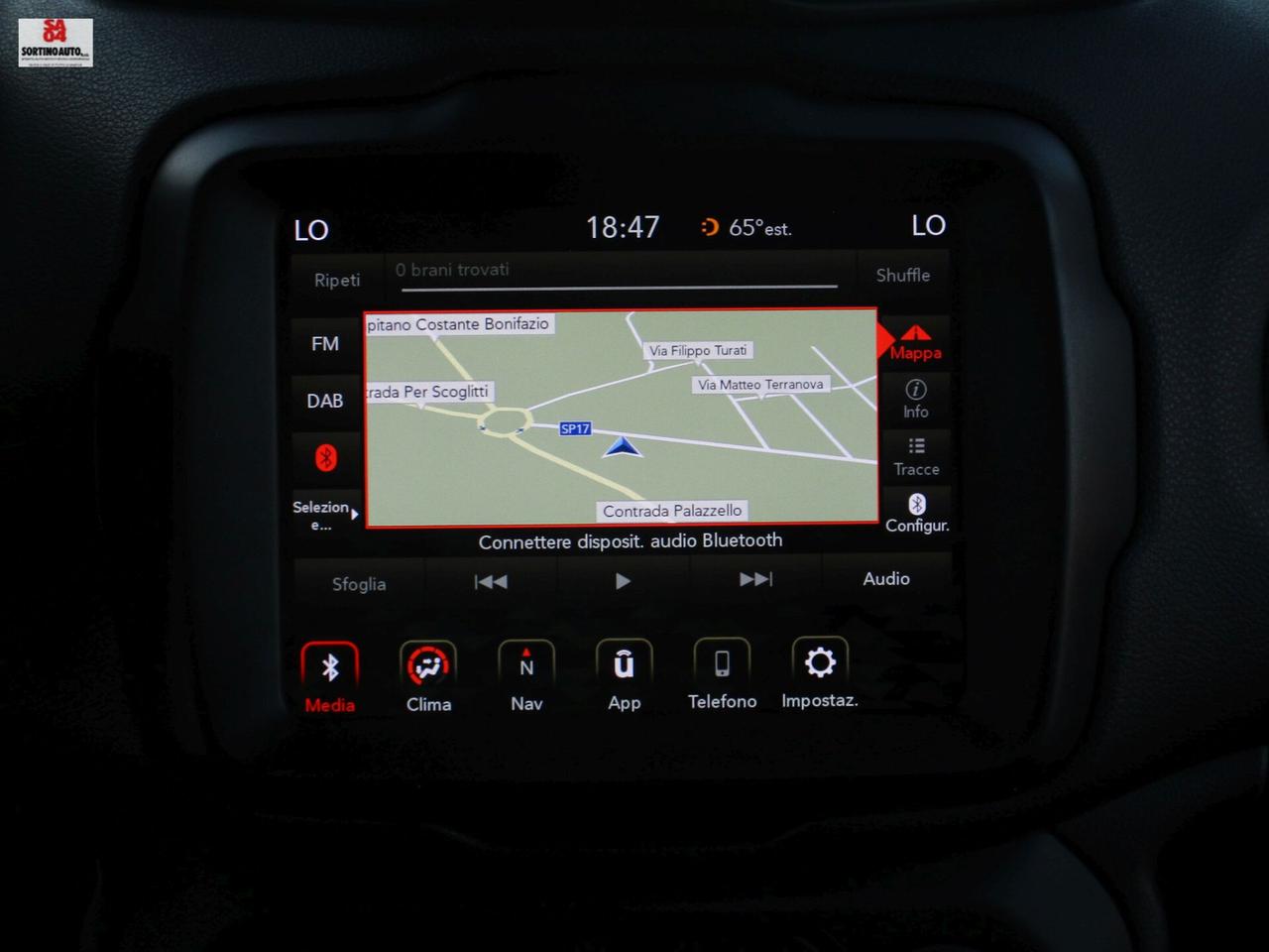 Jeep Renegade 1.6 Mjt DDCT 120 CV Limited 9/2018 KM115000 NAVI