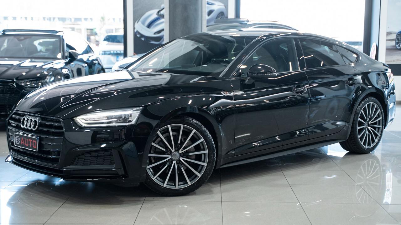 Audi A5 SPB SPORTBACK 40 2.0 TDI 190 CV QUATTRO 19" S LINE TRONIC VIRTUAL CKT XENO NAVI PELLE FULL