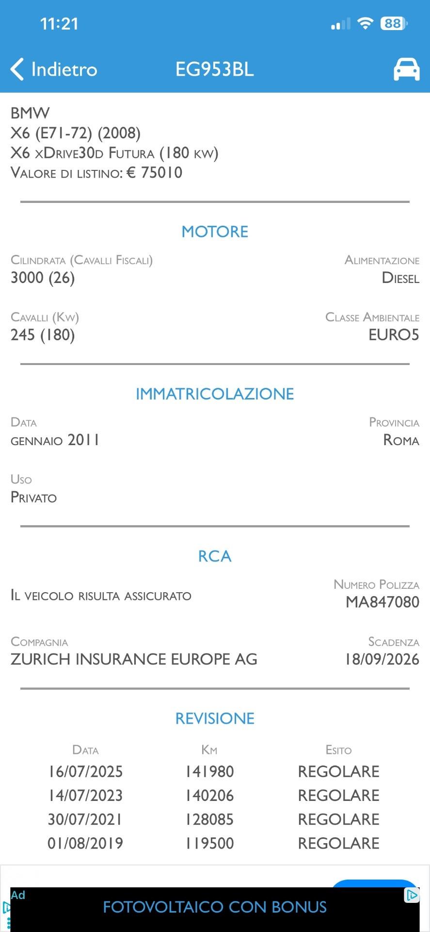 Bmw X6 xDrive30d Futura