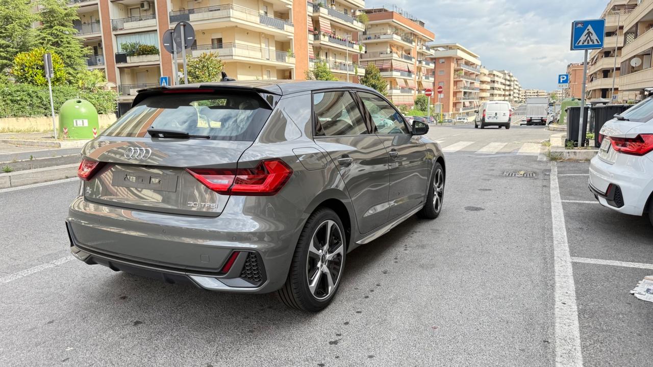 Audi A1 SPB 30 TFSI S tronic S line edition LED NAVI KAMERA PACK LUCI CERCHI 17 CLIMA AUTOMATICO