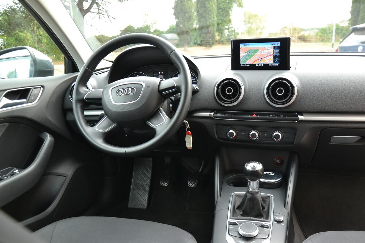 Audi A3 1.6 TDI 110CV SPORTBACK EURO6B *GARANZIA 12 MESI**