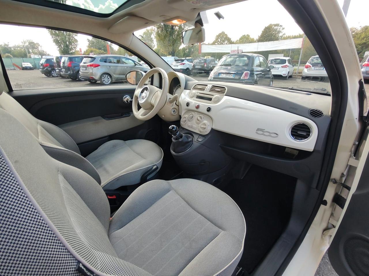 Fiat 500 S&S 1.2 Lounge, 69 cv, TETTO PANORAMICO, OK NEOPATENTATI