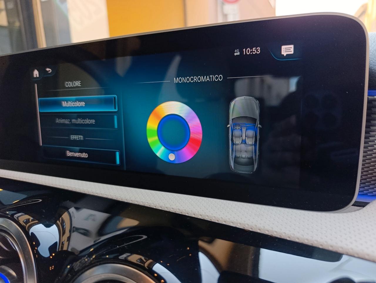 Mercedes-benz A 180 Sport Sedan Luci 64 colori/Navi/Pelle chiara