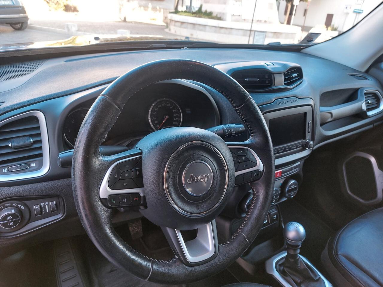 JEEP RENEGADE LIMITED TOP 1.6 MJT 120CV PELLE TOTALE STRAFULL PERFETTA