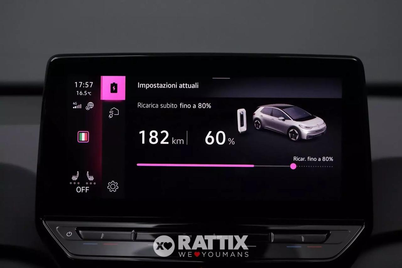 Volkswagen ID.3 motore elettrico 45 kWh Pure Performance