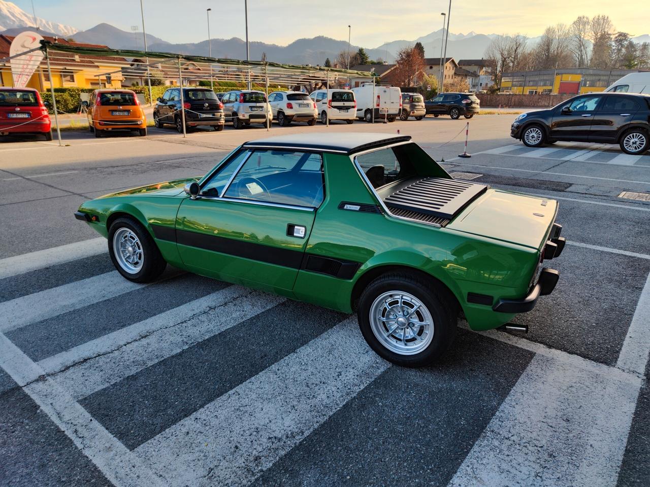 Fiat X1/9 1300 prima serie 1973 ASI verde 329
