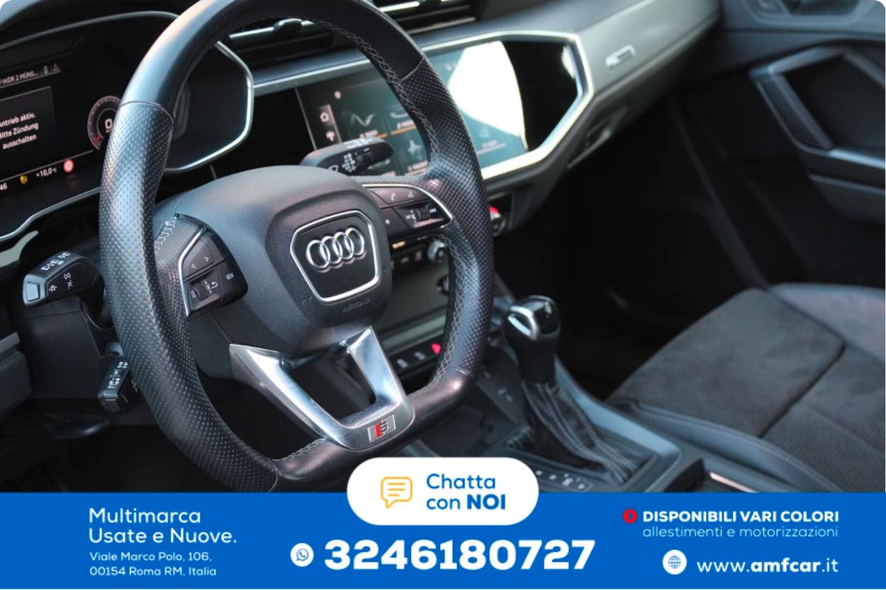 Audi Q3 Sportback 2.0 TDI 3x S Line LED/Virt/Keyles