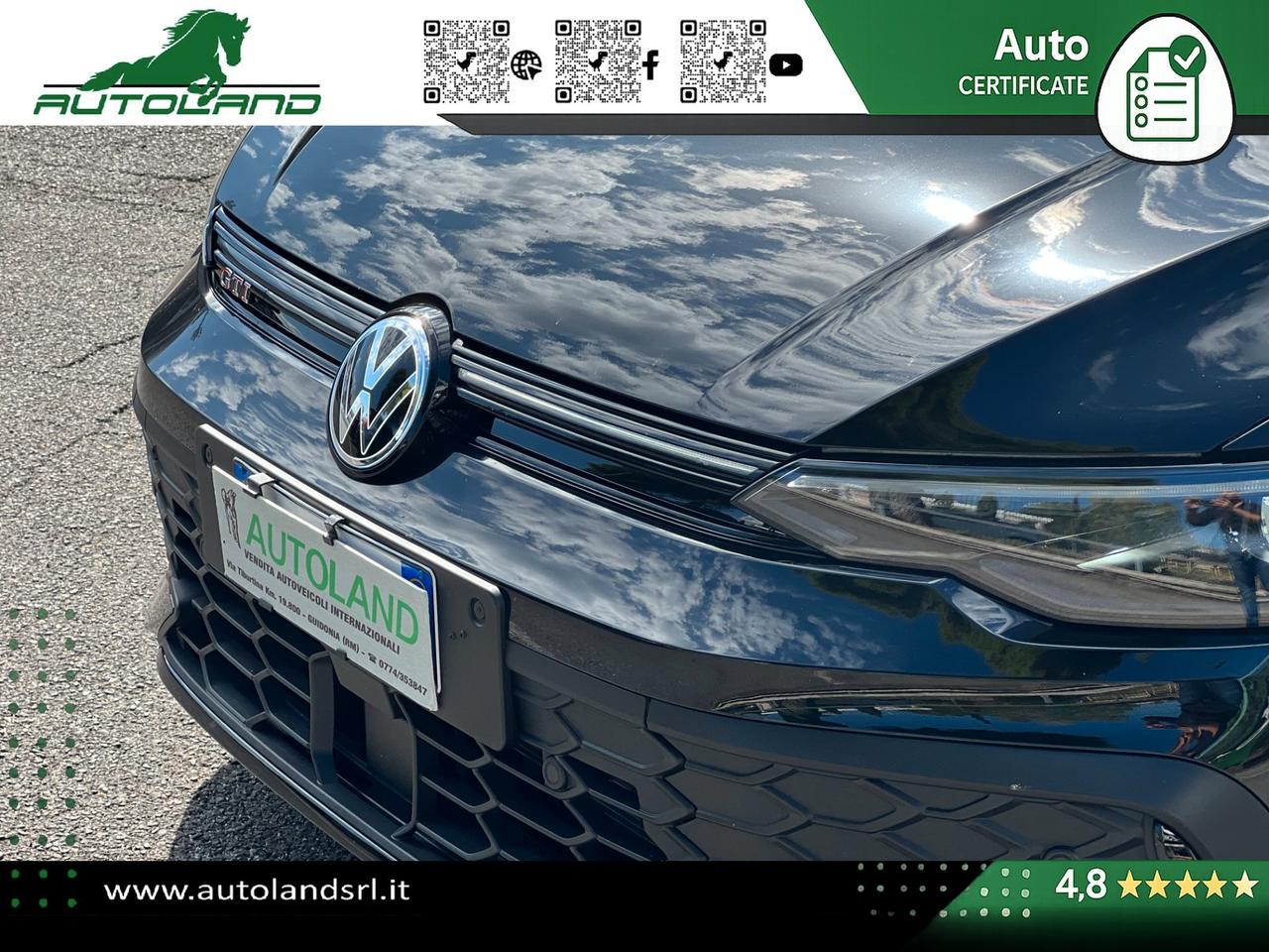Volkswagen Golf 2.0 tsi GTI 265cv dsg TETTO - HEAD UP - PELLE - SEDILI VENTILATI