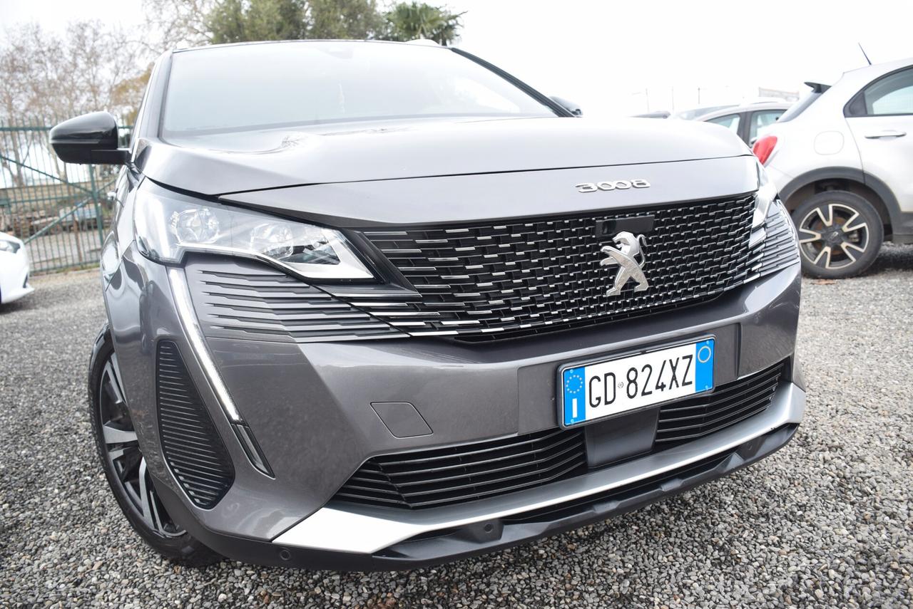 Peugeot 3008 GT LINE - AUTOCARRO 5 POSTI IVA DETRAIBILE 1.5 BlueHDi 130CV EAT8 FULL UNICO PROPRIETARIO