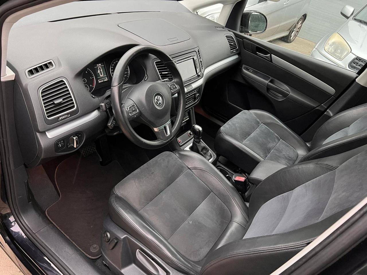 Volkswagen Sharan 2.0 TDI DSG Full 7 Posti Gancio