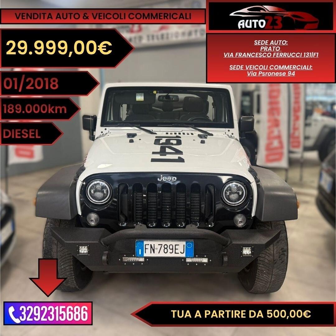 Jeep Wrangler 2.8 CRD DPF Rubicon Auto Soft Top Lungo