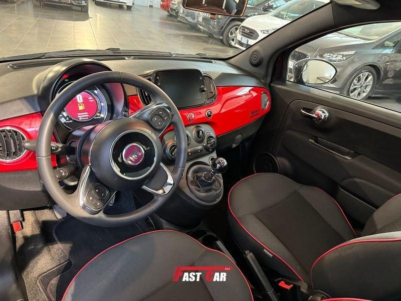 FIAT 500 1.0 Hybrid Red Limited Edition 70cv