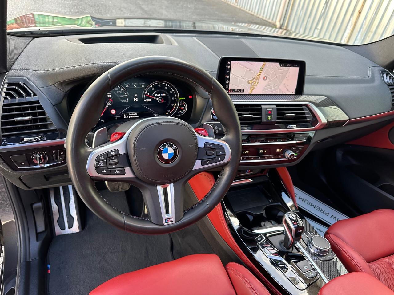 Bmw X3 M COMPETITION 510 CV tetto pelle rossa