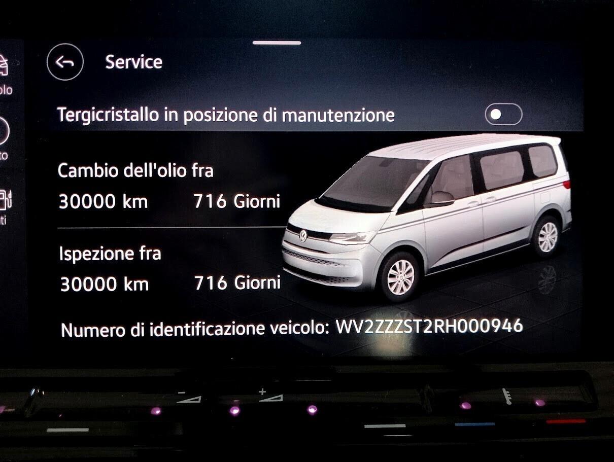 Volkswagen T7 Multivan TDI DSG 7P EDITION IQ LIGHT ACC IVA DEDUCIBILE OK LEGGE 104