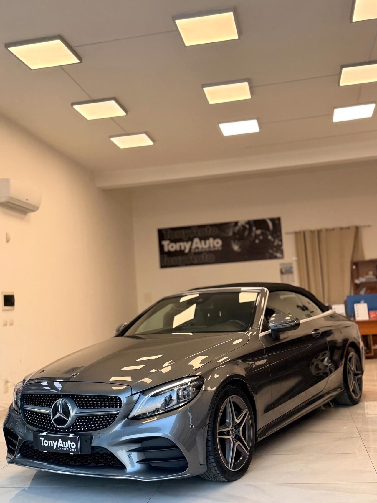 Mercedes-benz C 220 d AutoCABRIO Premium Plus automatica con LUCI SOFFUSE,VIRTUAL COCKPIT,TELECAMERA,APPLE CARPLAY,NAVI