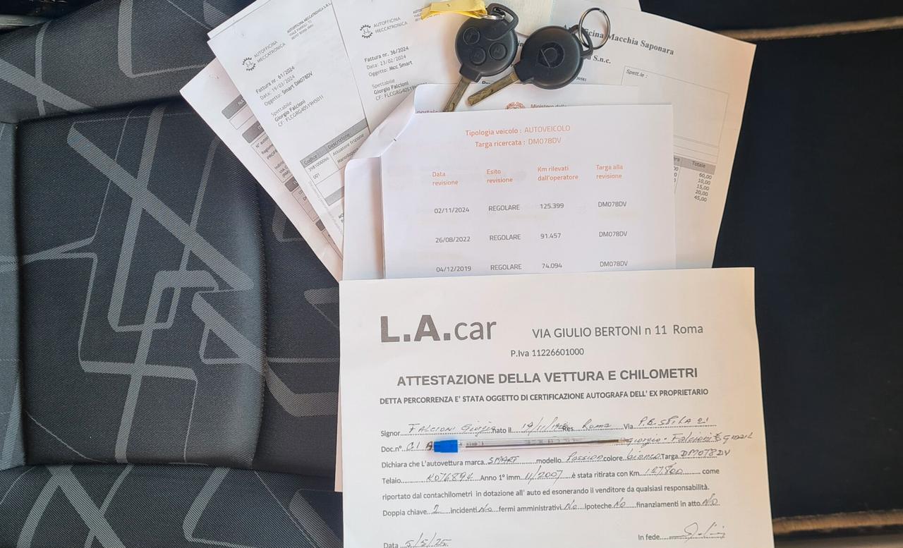 Smart ForTwo 1000 52 kW coupé passion KM ORIGINALI KIT FRIZIONE SOSTITUITA