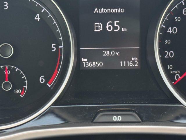 VOLKSWAGEN Touran 2.0 TDI 115 CV DSG 7 Posti, Tettuccio, Unicoprop.