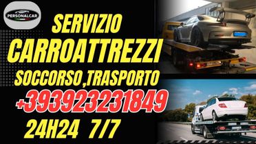SERVIZIO Carroattrezzi soccorso stradale trasporto auto